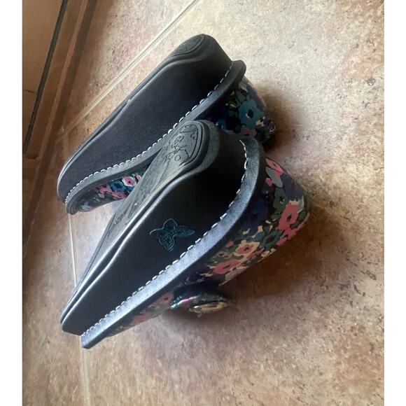 alegria mules blue floral sz 36 - Picture 8 of 8